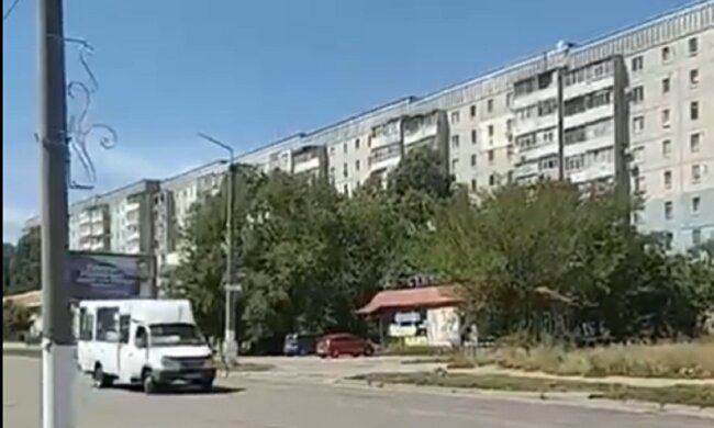 Вулиця Луганська,  скриншот: twitter.com/den_kazansky