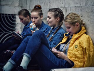 Українці у сховищі. Фото: Getty Images