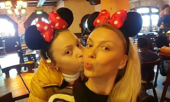 Полякова з донькою, фото Instagram