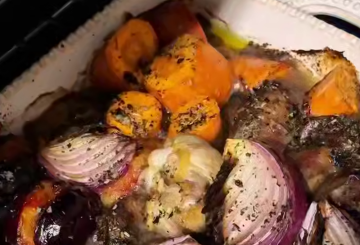 Паштет со сливами, кадр из видео