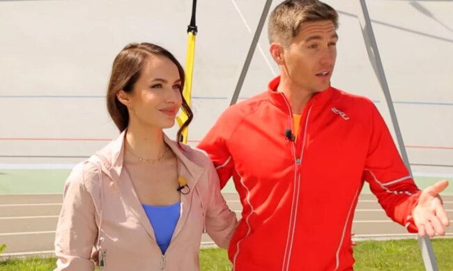 Владимир Остапчук с новой возлюбленной, скриншот с видео