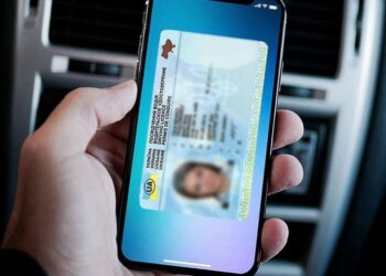 Водительское удостоверение в смартфоне, фото: shotam.info