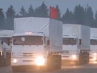 Гуманитарный конвой, скриншот видео