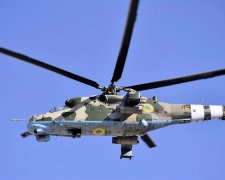 Военный вертолет упал под Киевом (видео)