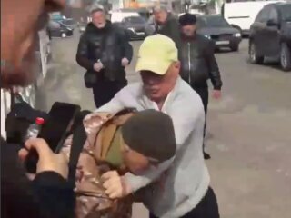 мобілізація в Полтаві \ кадр з відео