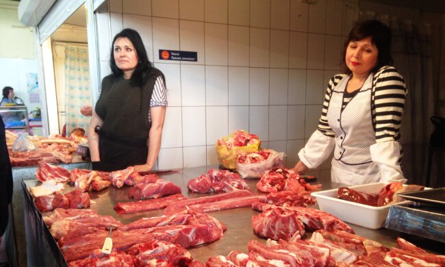 Прилавок з мясом