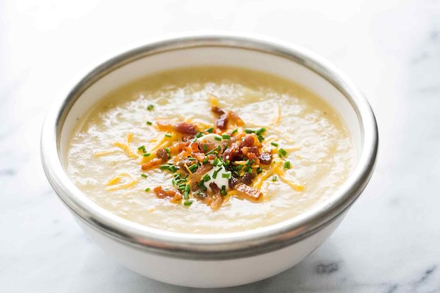 картопляний суп-пюре з цибулею: покроковий рецепт