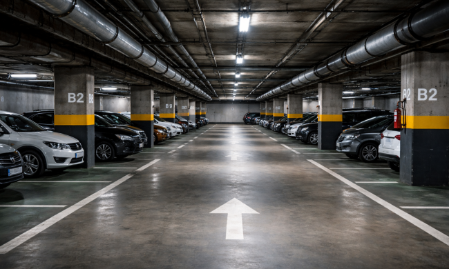 Підземний паркінг, зображення: Знай.ua