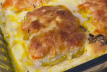 Минтай под сырной подушкой, кадр из видео