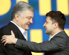 Володимир Зеленський і Петро Порошенко