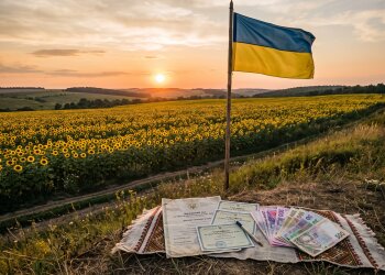 земельний пай поле пшениця українське село