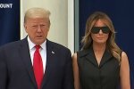 Дональд і Меланія Трамп, Скріншот з відео