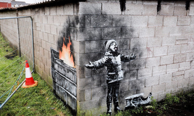 графіті Бенксі