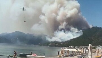 лісова пожежа в Туреччині, фото: ntv.com.tr