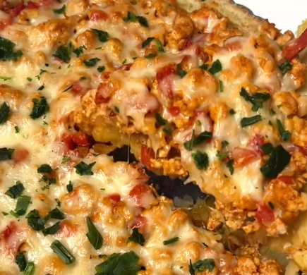 Картофельный пирог с фаршем: фото скрин рецепта