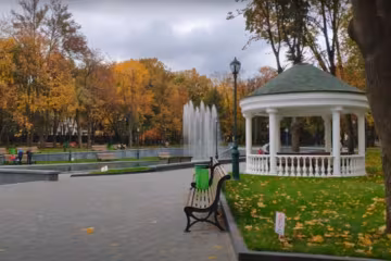 осенний Харьков, скриншот из видео