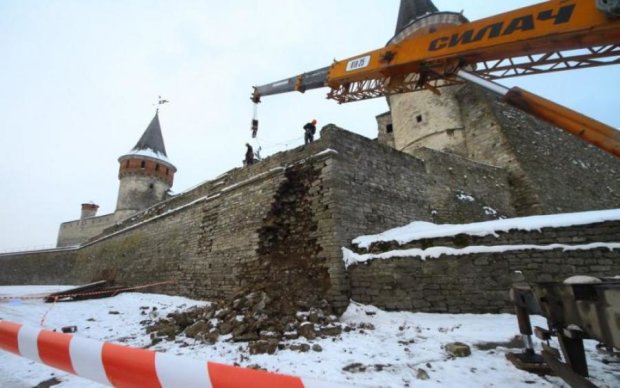 Позорище: легендарный украинский замок обвалился