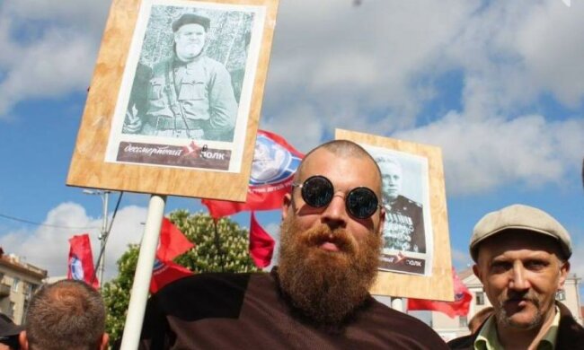 Герои Игры Престолов пришли на акцию "бессмертный полк"