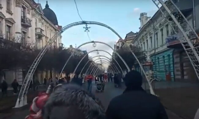 Ивано-Франковск, кадр из видео, изображение иллюстративное: YouTube