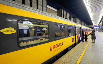 Потяг RegioJet: фото з вільних джерел