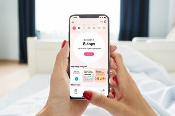 Flo Health, скріншот програми