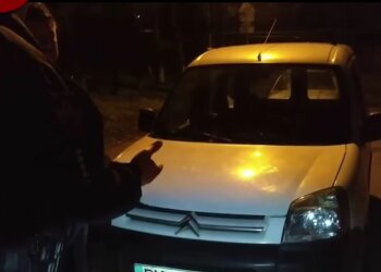 П'яний водій, фото: скріншот з відео