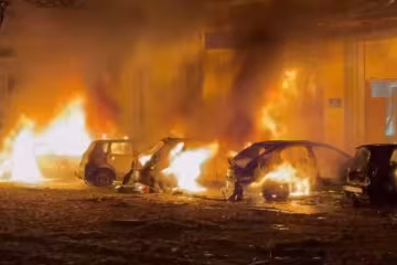 Наслідки обстрілу в Харкові, кадр з відео