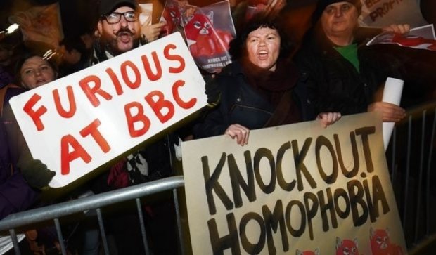 ЛГБТ-активісти влаштували мітинг проти Ф'юрі (відео)