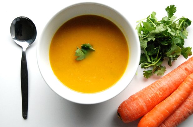 Рецепт морквяного супу з коріандром