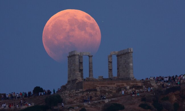 Лунное затмение, фото: spaceweathergallery.com