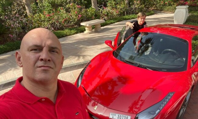 Потап з сином, фото: Instagram