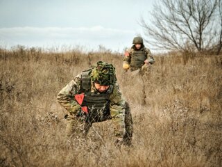 Українські військові, фото: прес-служба ООС