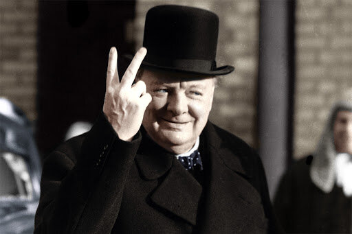 Уинстон Черчилль, архивное фото