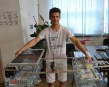 Украинский школьник создал дрон для очистки рек