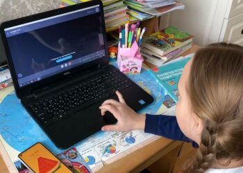 Дистанционное обучение, фото: скриншот из видео