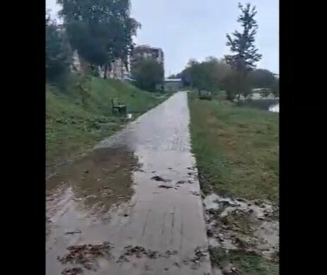 Хмельницька набережна після дощу