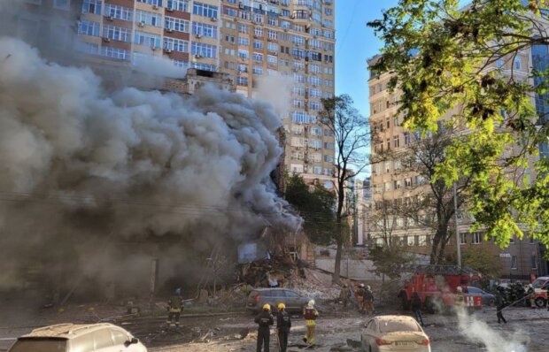Атака на Київ 17 жовтня. Фото: скриншот twitter