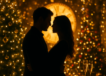 Закохана пара, Новий рік, зображення: Знай.ua