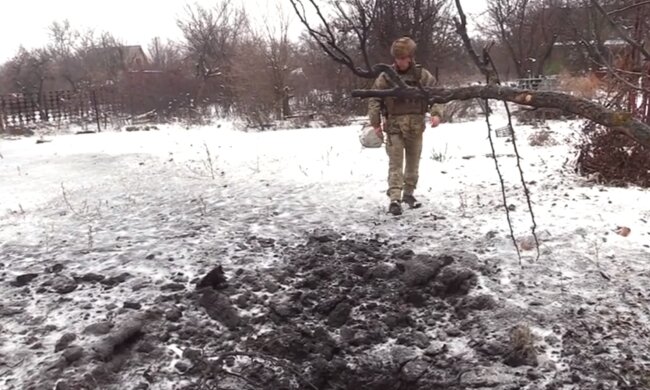 Окупанти обстріляли приватний сектор Водяного, фото: штаб ООС
