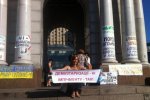 У Києві мітингували проти демілітаризації Широкиного