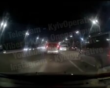 Дорога в Києві, фото: скріншот з відео