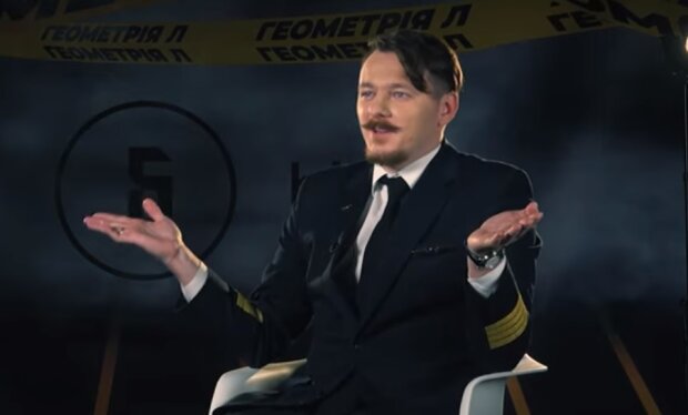 Пилот Юрий Губрий, скрин из видео