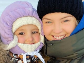 Вікторія Ткач з донькою, фото з Instagram