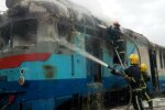 Пасажирів палаючого потяга "Запоріжжя-Київ" висадили за півсотні кілометрів від столиці, - "ловіть таксі"