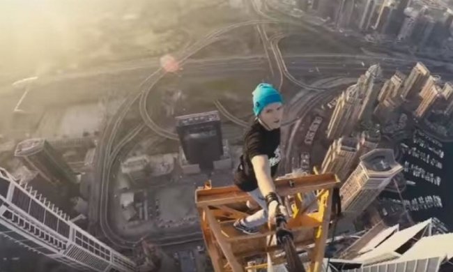 Украинский руфер покорил высоту в Дубае