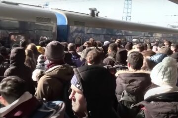 Евакуація. Фото: скрін youtube