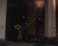 Вчера на харьковском стадионе произошел пожар