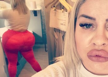 Модель з величезними сідницями Наташа, фото: Instagram