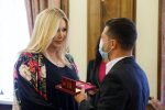 Ирина Билык и Владимир Зеленский, фото: пресс-служба ОПУ