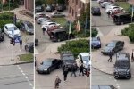У Києві донька врізалася в машину батька, все закінчилося бійкою: "Їздити не купили?"